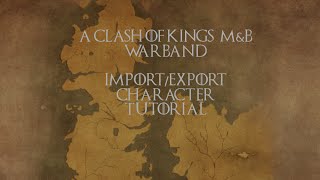 how to import character mount blade fire and sword how to import character mount blade fire and sword