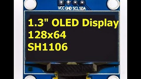 OLED 1.3" 128x64 SH1106