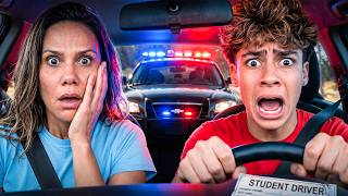 FIRST TIME Teaching My Son How To Drive! Got Pulled Over On His FIRST DRIVE...| The Royalty Family