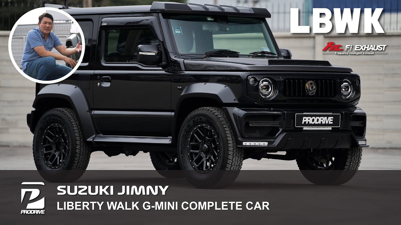 Suzuki Jimny Widebody x ชุดแต่ง Liberty Walk LBWK G-Mini x ท่อ Fi ...