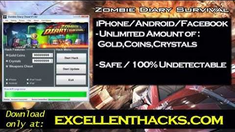 Zombie Diary Survival Cheats   Unlimited Gold,Coins,Crystals