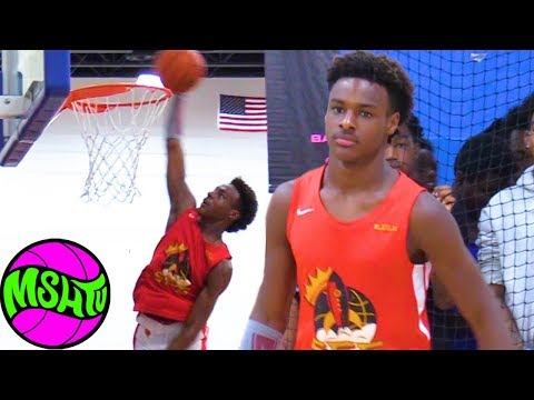 Bronny James FIRST-EVER AAU DUNK!! Strive For Greatness Wins Ballin' on the  Beach TITLE 🏆