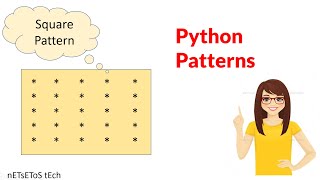 Celebrity Python for Beginners Part-16 | Printing Stars '*' in Square Shape Profile