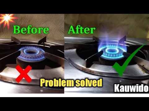 How to fix low flame on gas stove | mahinang apoy ng gas stove ayusin ...