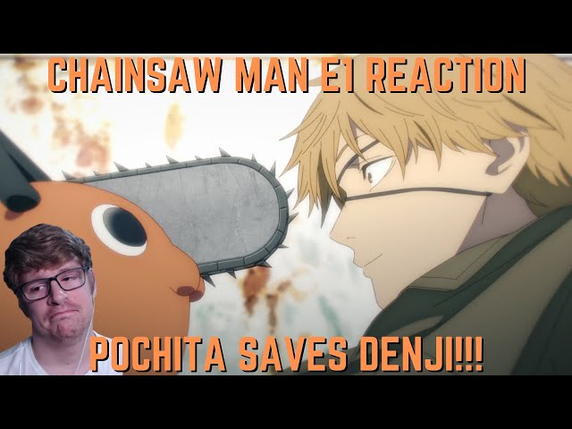 DENJI & POCHITA  ANIME BIZARRO DEMAIS! CHAINSAW MAN Episódio 1 REACT 