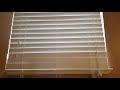 How to shorten a Venetian Blind