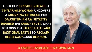 My Daughter-in-Law Spent 4 Years Stealing My Inheritance