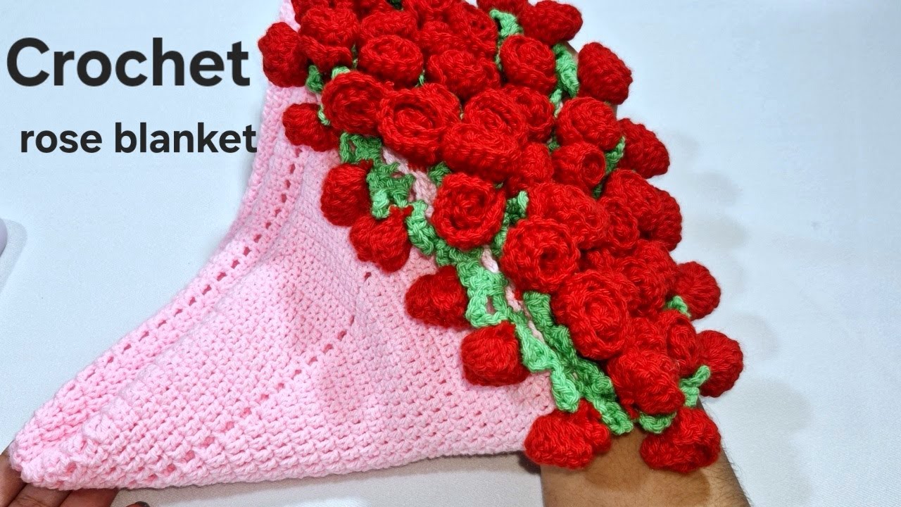 Ramo de Rosas a Crochet Tutorial Fácil