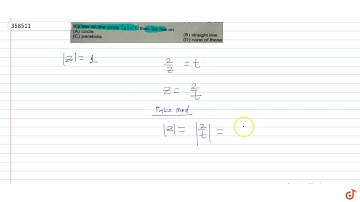 If z lies on the circle I z l = 1, then 2/z lies on