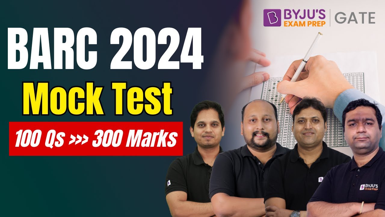 BARC 2024 | Mechanical Engineering | Mock Test | BYJU'S GATE