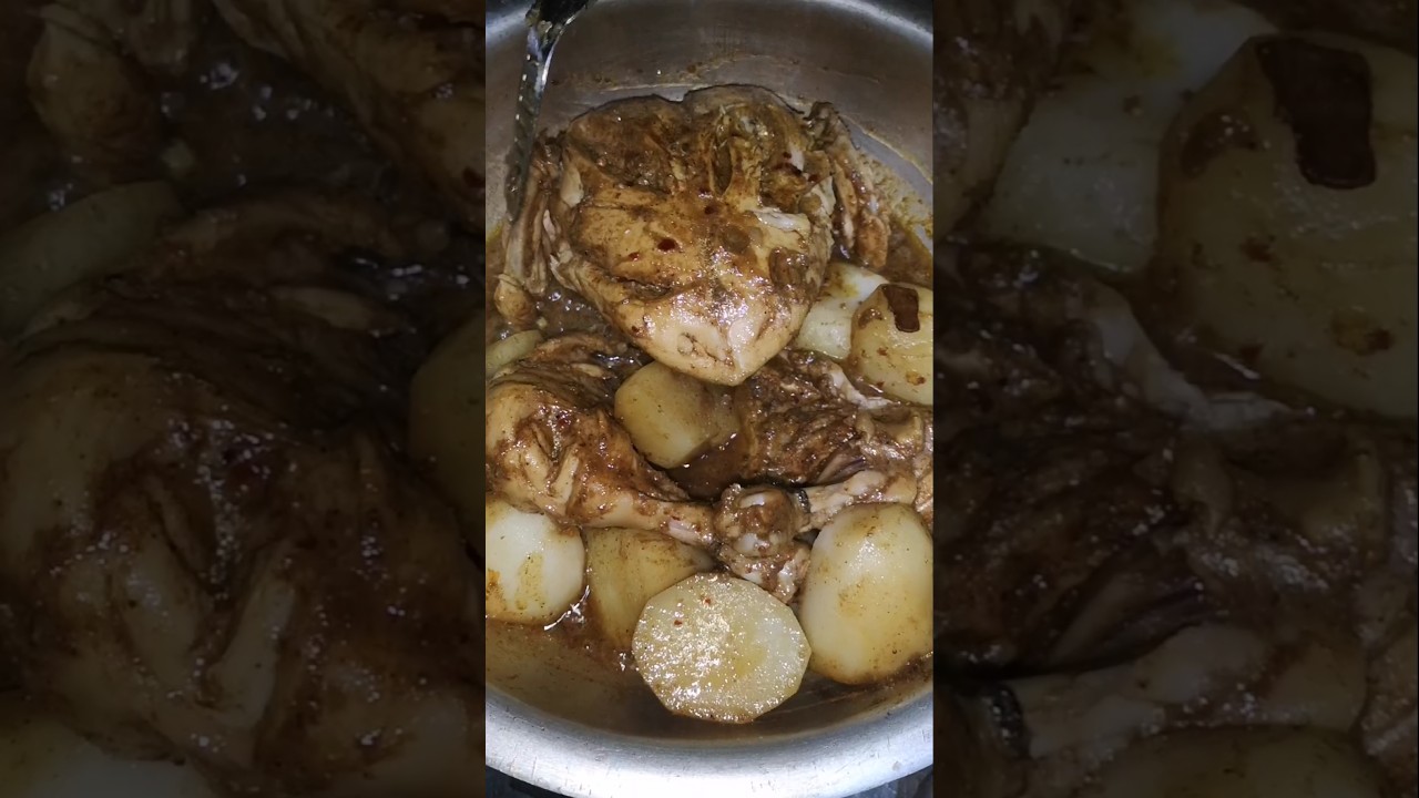 Serving Steam Roast With Rice 