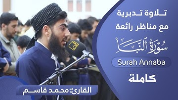 سورة النبأ كاملة للقارئ محمد قاسم أول ظهور علی قناة النصيحة الفضائية