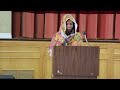 A Word From The Educational Secretary Professor Afrah On May 18 2026 In Edmonton AB 