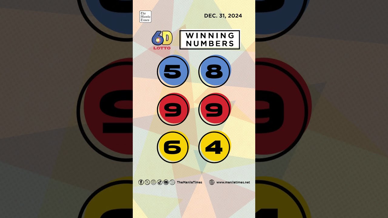 PCSO Lotto Results P290M Ultra Lotto 6 58 Super Lotto 6 49 6 42 6D 3D 2D December 31 2024