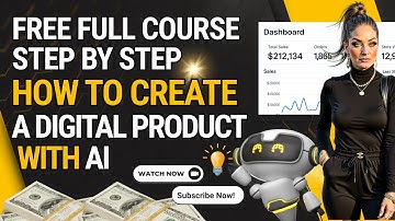 How to Create & Sell Digital Products With Ai STEP BY STEP (FREE COURSE)
