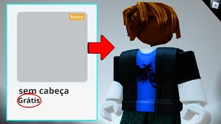 CORRE!🔥 CABEÇA INVISÍVEL GRÁTIS FÁCIL DE PEGAR NO ROBLOX!😎 *COMO FICAR SEM CABEÇA DE GRAÇA EM 2024*