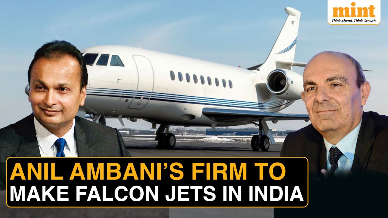 Reliance Infra To Manufacture Dassault's Falcon 2000 Jets In India Through JV;  Shares Surge By 5%