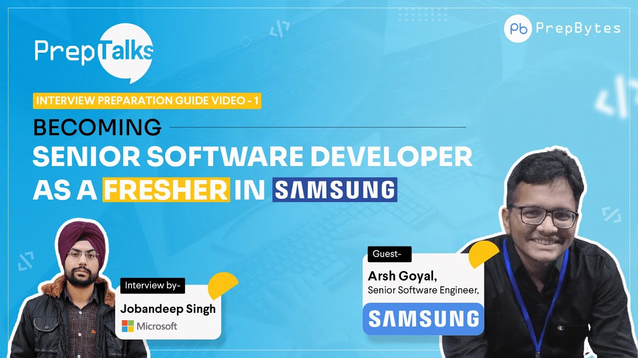 PrepTalk Interview Preparation Series Presents-  PrepTalks-Episode 1