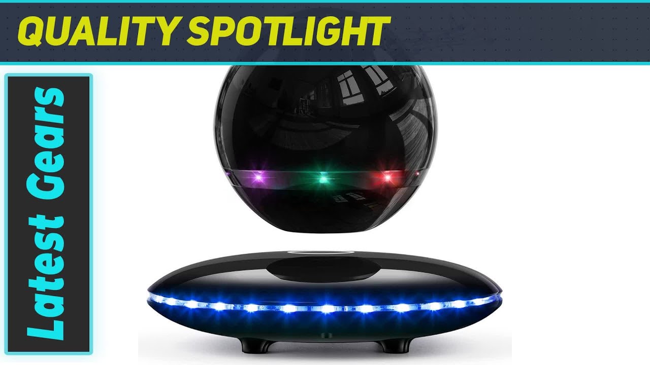 RUIXINDA Magnetic Levitating Bluetooth Speaker Review - Mesmerizing Floating Sound and Light Show!
