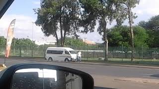 TMPD demanding bribe from a taxi driver who drove over a red robot at Church & DR Malan street
