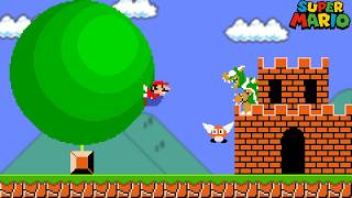 Super Mario Bros., but Everything Mario Jumps On Becomes GIANT!
