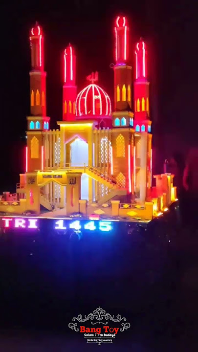 Uaapikk .. miniatur Masjid Takbir keliling Idul Fitri 2024 #takbirkeliling2024