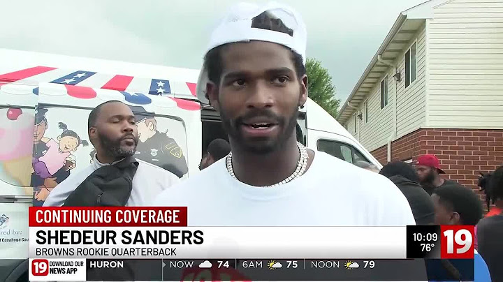Shedeur Sanders hosts community event to help victims of Rainbow Terrance explosion