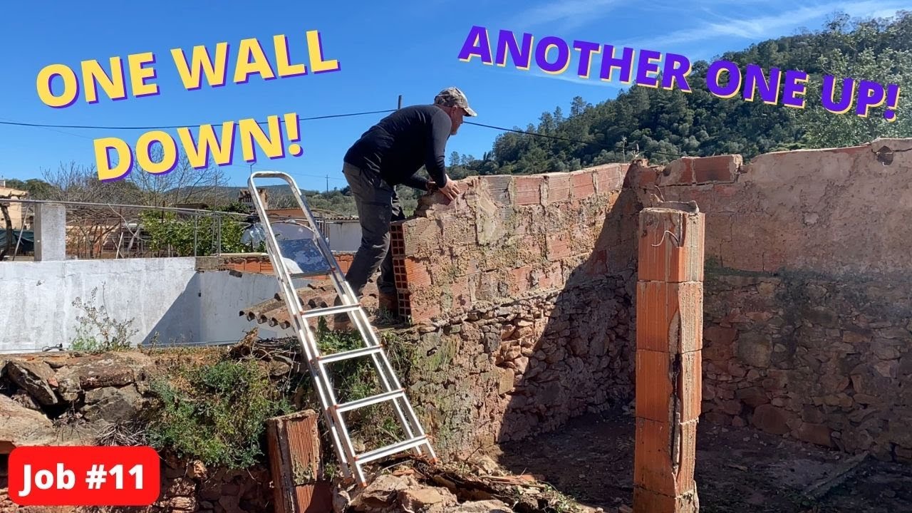 Starting the Courtyard in our village renovation