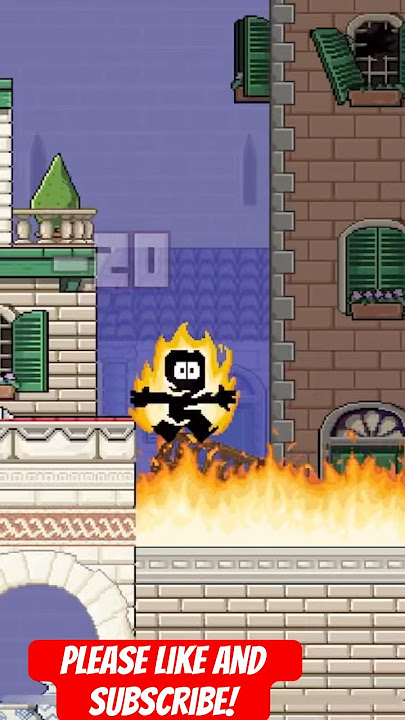 Josie’s Fiery Fail 🔥 | Dan the Man Stage 2-2 😂 #shorts