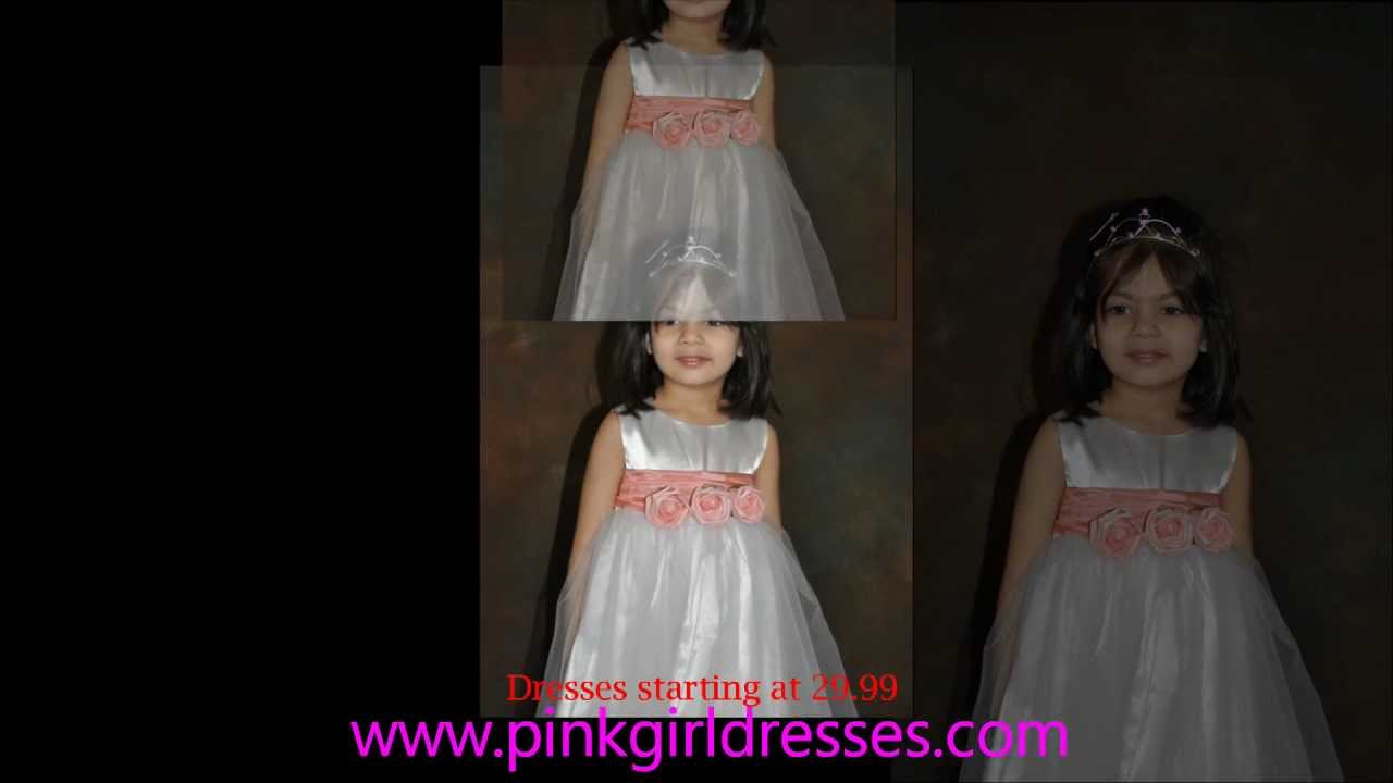 Flower girl dresses from PinkGirlDresses