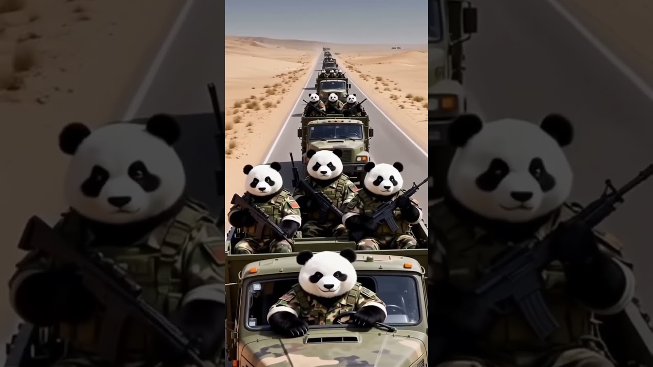 Panda Platoon on the Move! 