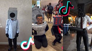 Funny Cosplay Cameraman,TVman,Speakerman,Skibidi Toilet TikTok Compilation #12