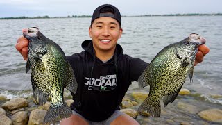 Fishing for GIANT SLAB Crappies! (CATCH CLEAN COOK)