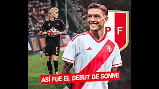 OLIVER SONNE Y SU DEBUT CON LA SELECCIÓN PERUANA 🇵🇪