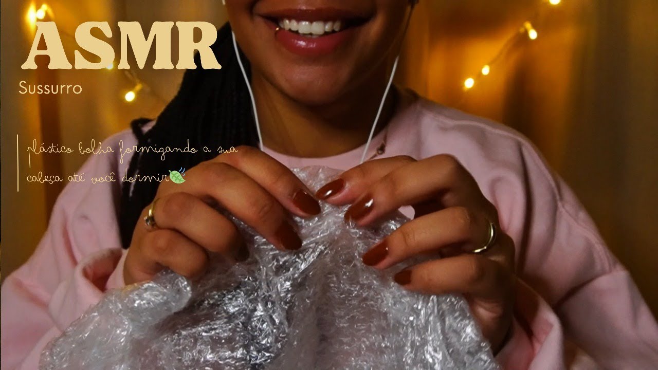 ASMR 🍃sons de plástico que vão te derreter em sono🧡