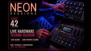 Dub Techno to Raw Hypnotic Techno | Live Hardware Jam | NEON SESSIONS EP42