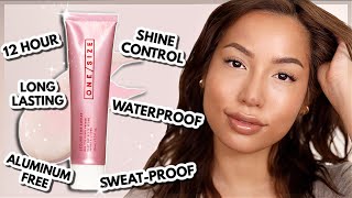 💦  9HR WEAR TEST | ONE SIZE SECURE THE SWEAT WATERPROOF MATTIFYING PRIMER