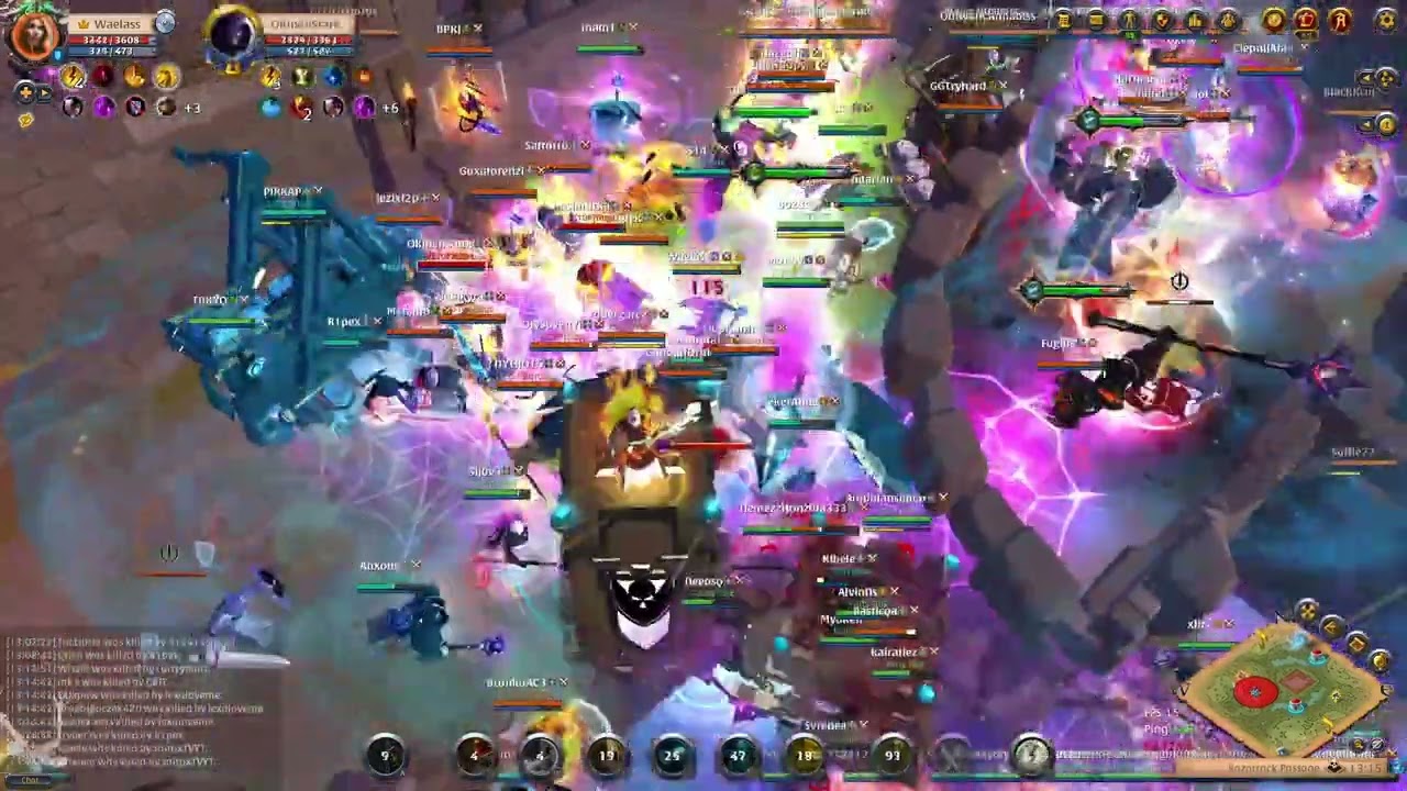 Albion Online Castle Fight DIRTY TALK vs STOP