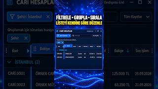 Logo DevExpress Grid Kullanımı ile Pencere Görünümü Özelleştirme
