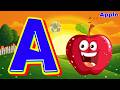 A for Apple 🍎 | Alphabet Baby Ducks 🐥 | Fun Song for Toddlers | Mini Shark 🦈
