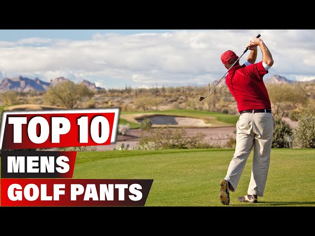 Smart Golf Joggers  Cuffed Pants