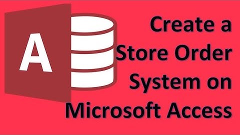 Microsoft Access - 00 Create a simple store invoice system tutorial preview