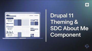 About Me Component in Drupal Using SDC (Single Directory Component) for a Custom Theme #drupaltheme