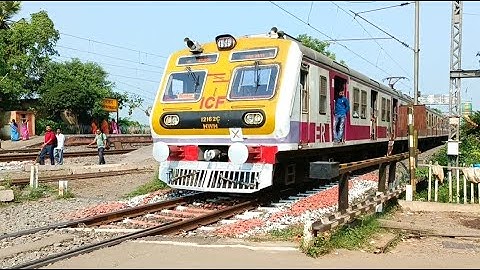 New Modern LED TV ICF EMU Train Furious Moving Throughout At Railgate