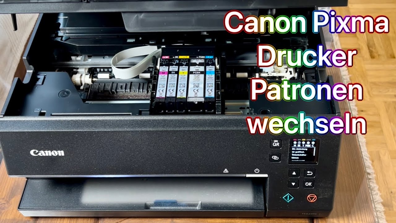 Canon Drucker Nur Mit Schwarzer Patrone Drucken Canon Pixma Drucker Patronen wechseln - Canon Pixma Druckerpatronen