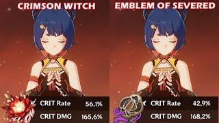Xianling - Crimson Witch vs Emblem of Severed Fate - Damage Comparison