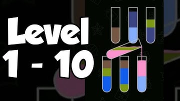Water Sort puzzle - Level 1 - 10
