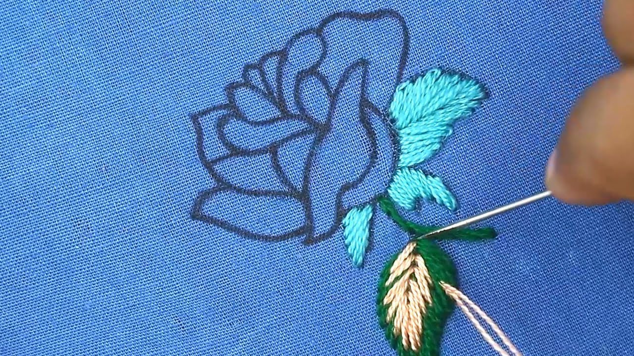 easy and creative hand embroidery work for beginners, step by step new ...