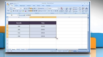 How to convert Seconds to Time in Excel :Tutorial