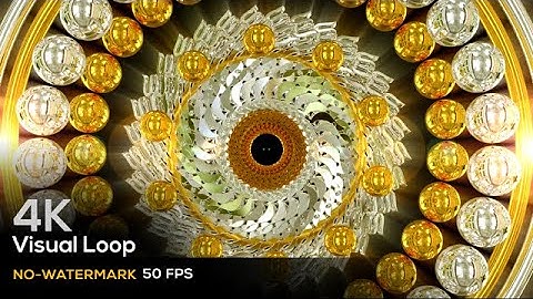 4K VISUAL LOOP ANIMATION (VJ LOOP) - 3D TUNNEL LUXURY